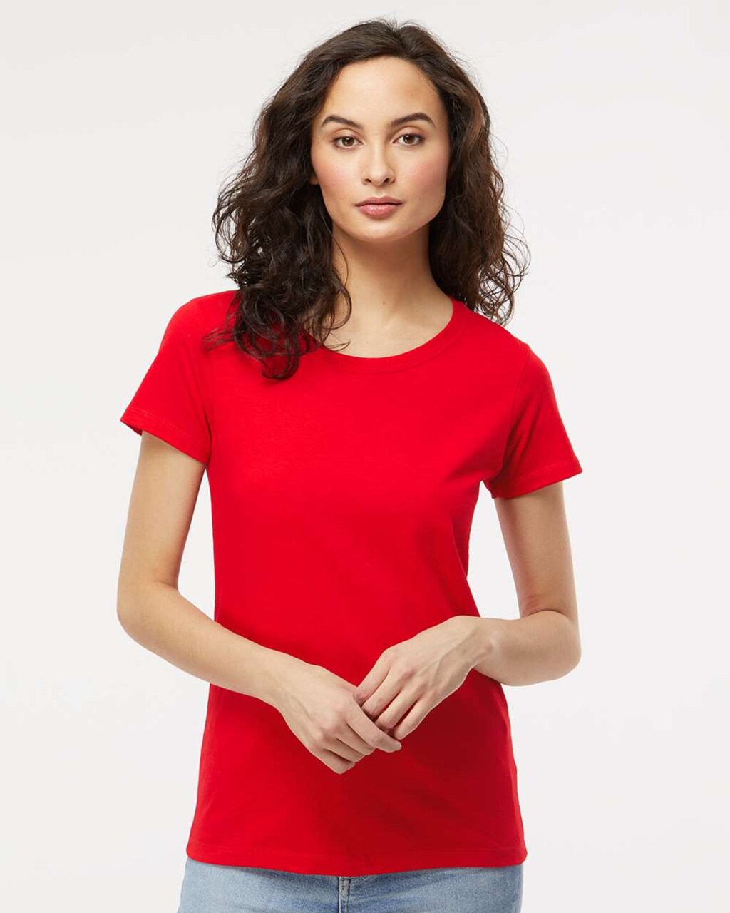 Women’s Soft Touch Crewneck T-Shirt for Casual, Work & Everyday Comfort Wear